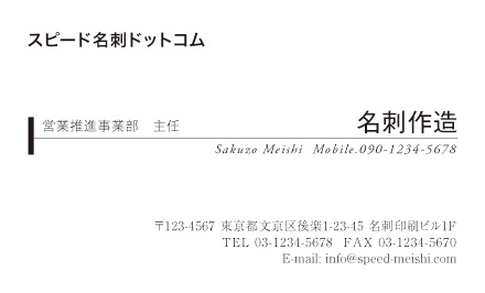 ビジネス名刺デザイン